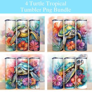 Cute Sloth With Flowers Colorful Tumbler Png Copy