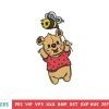 Cute Winnie The Pooh Embroidery Design