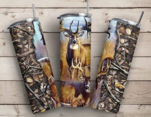 Deer Hunting Tumbler PNG