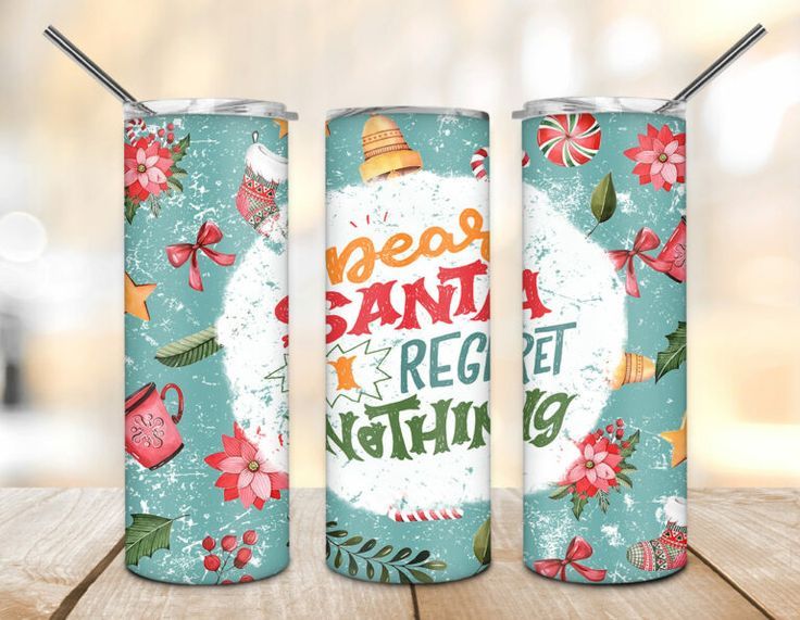 Deer Santa I Regret Nothing Tumbler PNG, 20oz Skinny Tumbler PNG Deer Santa I Regret Nothing Tumbler PNG, 20oz Skinny Tumbler PNG