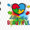 Different Is Beautiful Autism Png