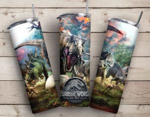 Dinosaur Jurrasic World Tumbler Png