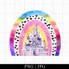 Disney Castle Mouse Rainbow Png Family Trip 2023 Png