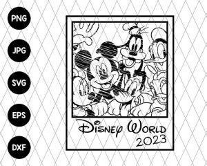 Disney World 2023 Svg File