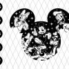 Disneyland Mouse Friends Svg File