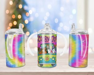Dog Scooby Doo Sippy Cup Sublimation Design