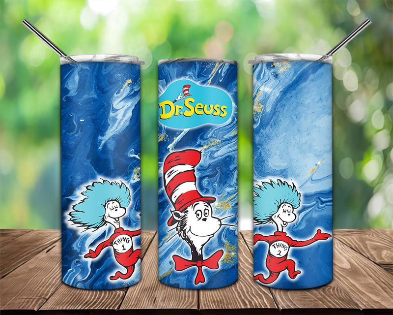 Dr Seuss Blue Tumbler Png Dr Seuss Blue Tumbler Png