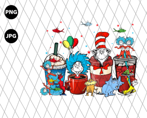 Dr Seuss Coffee Cups Png