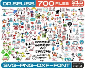 Dr Seuss Svg Mega Svg Bundle Cricut Svg Files
