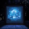 Dragon 3D Paper Cut Light Box Template