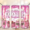 Dreaming of a Pink Christmas Tumbler PNG