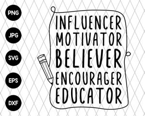 Educator Teacher Svg File