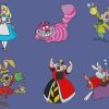 Embroidery Design Alice Wonderland 6 Set