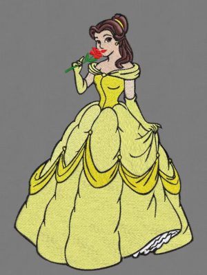Embroidery Design Belle Beauty Beast