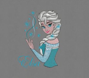 Embroidery Design Elsa Frozen 02