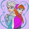 Embroidery Design Elsa Frozen 03