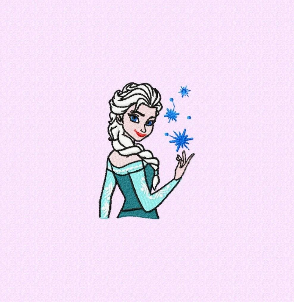Embroidery Design Elsa Frozen 03 2 Embroidery Design Elsa Frozen 03 2