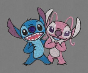 Embroidery Design Lilo Stitch Angel
