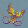 Embroidery Design Phoenix Bird
