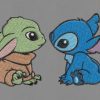 Embroidery Design Yoda Baby Stitch