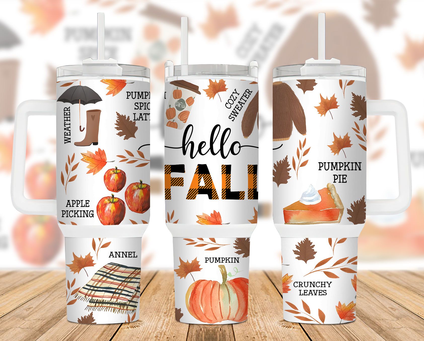 Fall Pumpkin Thankful 40 Oz 2 Piece Tumbler Wrap Fall Pumpkin Thankful 40 Oz 2 Piece Tumbler Wrap