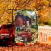 Farmhouse Truck Sunflower Garden Flag – 12×18 Garden Flag