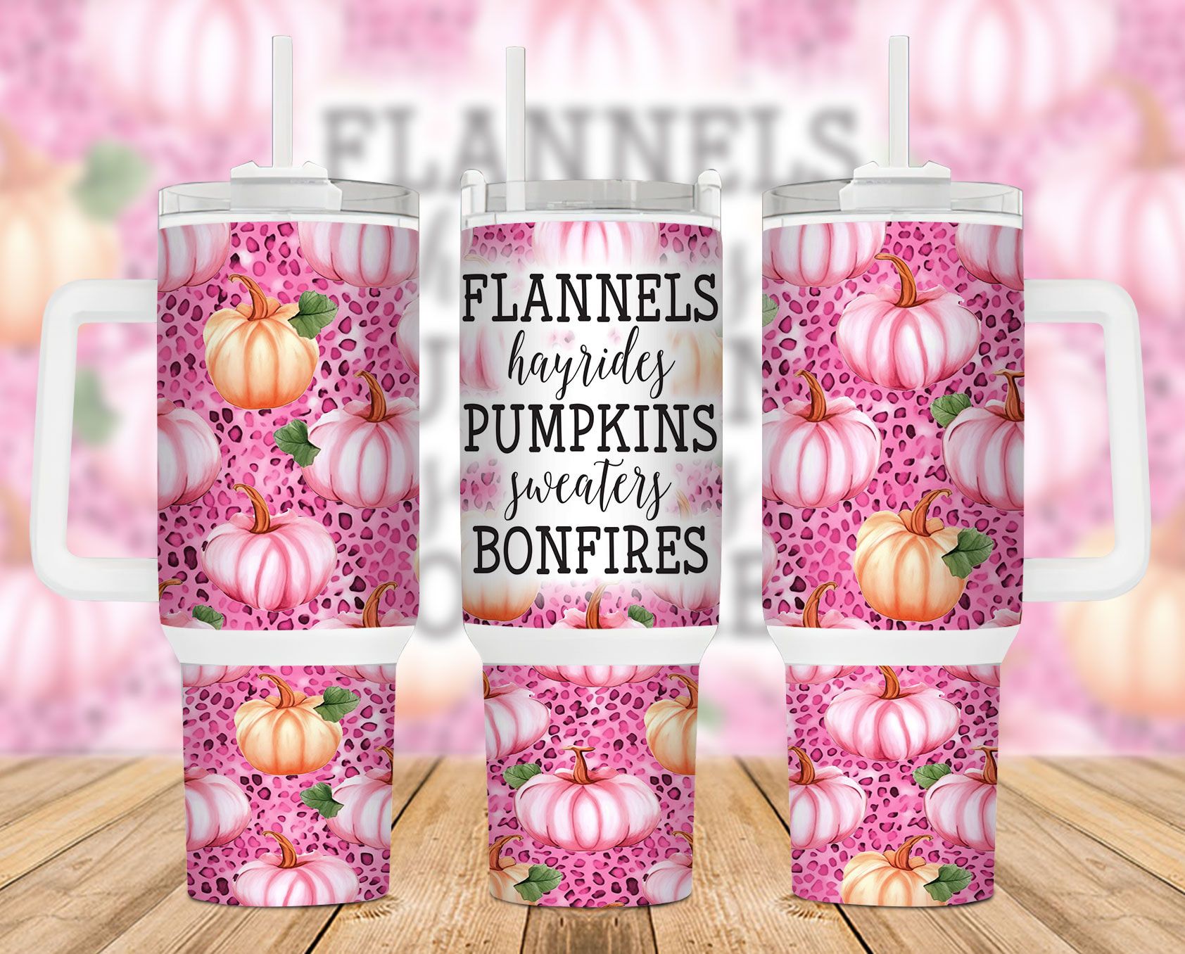 Flannels Hayrides Pumpkins 40 Oz 2 Piece Tumbler Wrap Flannels Hayrides Pumpkins 40 Oz 2 Piece Tumbler Wrap
