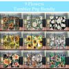 Floral Bundle Seamless Tumbler Png