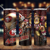 Football Team Logo Tumbler Png 20oz Skinny Tumbler Png 2