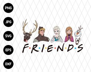Frozen Friends Svg File