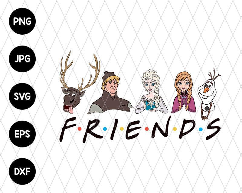 Frozen Friends Svg File Frozen Friends Svg File