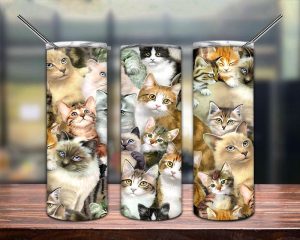 Funny Cats Tumbler Png