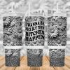Funny Sacarsm Sunflowers Black White 40 Oz 2 Piece Tumbler Wrap