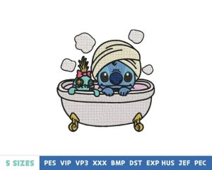 Funny Stitch Cartoon Embroidery Design