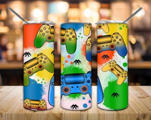 Gaming Controller Tumbler Png