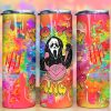 Ghost Colorful Scary Movies Horror Characters Tumbler Png
