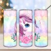 Glitter Unicorn Tumbler Png