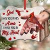 God Has You In His Arms Ornament PNG