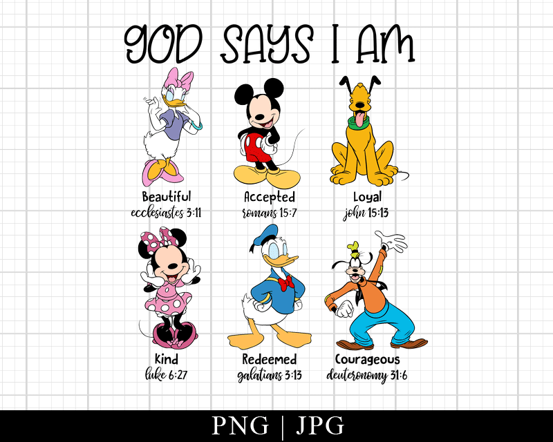 God Says Mickey And Friends Png Family Trip 2023 Png God Says Mickey And Friends Png Family Trip 2023 Png