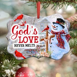 God’s Love Never Melts Ornament PNG