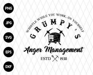 Grumpys Anger Management Svg File