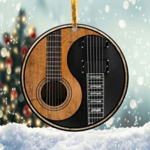 Guitar Yinyang Ornament Png