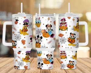 Halloween Cartoon Disney 40 Oz 2 Piece Tumbler Wrap