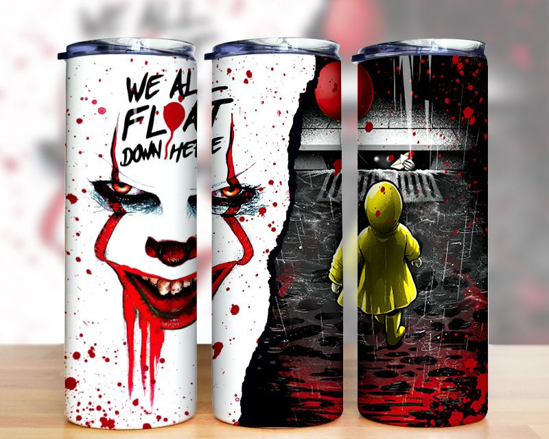Halloween Clown It Float Tumbler Png Halloween Clown It Float Tumbler Png