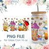 Halloween Coffee Cup Wonderland 16 Oz Glass Can Png File