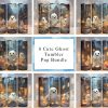 Halloween Cute Ghost Tumbler Png