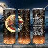 Halloween Glitter Hocus Pocus Sanderson Sisters Tumbler Png 20oz Skinny Tumbler Png