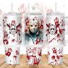 Halloween Horror Characters Jason Voorhees 40 Oz 2 Piece Tumbler Wrap