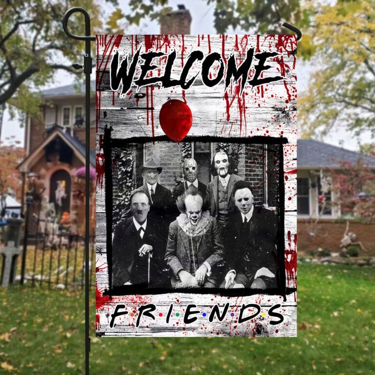 Halloween Horror Movie Garden Flag Scary Movie Flag – 12×18 Garden Flag Halloween Horror Movie Garden Flag Scary Movie Flag – 12×18 Garden Flag