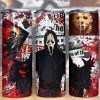 Halloween Horror Movie Newspaper Tumbler Png